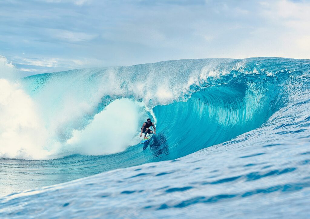Vague de récif, Tahiti