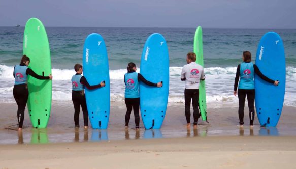 Group surf lessons - Ocean Lovers Surf School